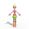 Ilana-角色人体-角色-VR/AR模型-3D城