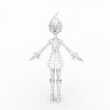 Ilana-角色人体-角色-VR/AR模型-3D城