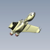 BattleCruiser K'Tánga-科技-航天卫星-工业CAD模型-3D城