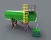 Industrial storage tank-工业设备-其它-工业CAD模型-3D城