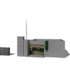 井冈山大学大门-建筑-基础设施-VR/AR模型-3D城