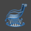 rocking-chair-建筑-室内-工业CAD模型-3D城