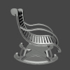 rocking-chair-建筑-室内-工业CAD模型-3D城