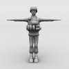 士兵-角色人体-角色-VR/AR模型-3D城