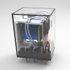 RELAY OMRON MY4-工业设备-零部件-工业CAD模型-3D城