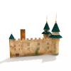 古堡-建筑-古建筑-VR/AR模型-3D城