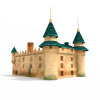 古堡-建筑-古建筑-VR/AR模型-3D城