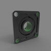 square-pillow-block-f211-文体生活-其它-工业CAD模型-3D城