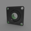 square-pillow-block-f211-文体生活-其它-工业CAD模型-3D城