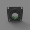 square-pillow-block-f211-文体生活-其它-工业CAD模型-3D城