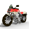 低模摩托车-汽车-摩托车-VR/AR模型-3D城
