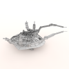 异形飞船-军事-科幻-VR/AR模型-3D城