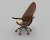 desk-chair-建筑-家具-工业CAD模型-3D城