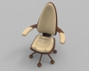 desk-chair-建筑-家具-工业CAD模型-3D城