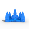 吴哥窟-艺术-3D打印模型-3D城