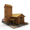 破屋-建筑-基础设施-VR/AR模型-3D城
