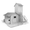 破屋-建筑-基础设施-VR/AR模型-3D城
