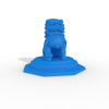 石狮子-艺术-3D打印模型-3D城