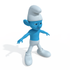 蓝精灵-角色人体-角色-VR/AR模型-3D城