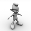 蓝精灵-角色人体-角色-VR/AR模型-3D城