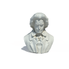 石膏贝多芬-文体生活-艺术品-VR/AR模型-3D城