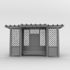 中式花架-家居-其它-VR/AR模型-3D城