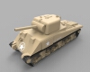 m4-sherman-tank-军事-坦克-工业CAD模型-3D城