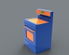 The kitchen oven-科技-家用电器-工业CAD模型-3D城