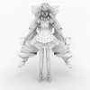兔子妹-角色人体-角色-VR/AR模型-3D城
