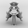 兔子妹-角色人体-角色-VR/AR模型-3D城