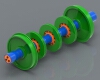The train brake disc-汽车-其它-工业CAD模型-3D城