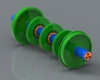 The train brake disc-汽车-其它-工业CAD模型-3D城