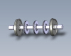 The train brake disc-汽车-其它-工业CAD模型-3D城