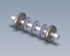 The train brake disc-汽车-其它-工业CAD模型-3D城