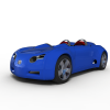 迷你敞篷汽车-汽车-VR/AR模型-3D城