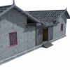 四合院-建筑-住宅-VR/AR模型-3D城