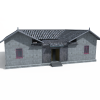 四合院-建筑-住宅-VR/AR模型-3D城