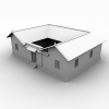四合院-建筑-住宅-VR/AR模型-3D城