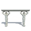 欧式雕塑构件(男像)-文体生活-艺术品-VR/AR模型-3D城
