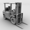 叉车-科技-机器设备-VR/AR模型-3D城