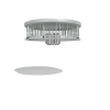 水晶圆形吊灯-家居-灯具-VR/AR模型-3D城