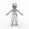 阿吉-角色人体-角色-VR/AR模型-3D城