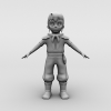 阿吉-角色人体-角色-VR/AR模型-3D城