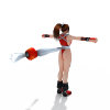 拳皇不知火舞-角色人体-角色-VR/AR模型-3D城