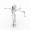 拳皇不知火舞-角色人体-角色-VR/AR模型-3D城
