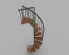 spiral-staircase-建筑-家具-工业CAD模型-3D城