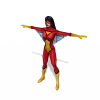 红蜘蛛女-角色人体-角色-VR/AR模型-3D城