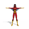 红蜘蛛女-角色人体-角色-VR/AR模型-3D城