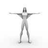 红蜘蛛女-角色人体-角色-VR/AR模型-3D城