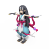 小妹妹武士-角色人体-角色-VR/AR模型-3D城